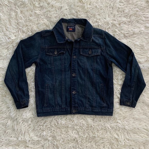 126.   Boy's Basic Denim Jacket, Size: XL (14) - Picture 2 of 4